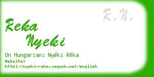 reka nyeki business card